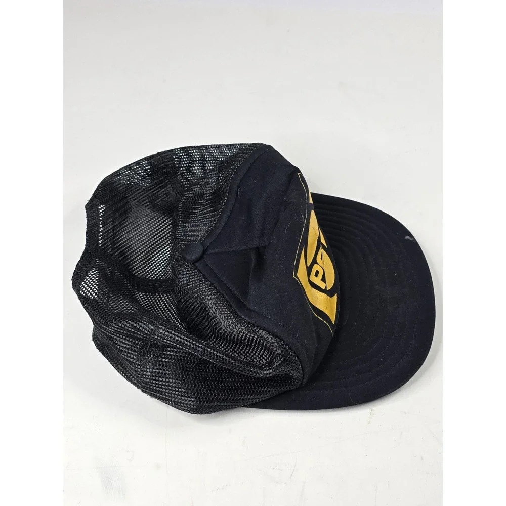 Vintage Pepsi DA Design Snapback Hat Mesh Trucker Cap Cola Pop Brand Drink
